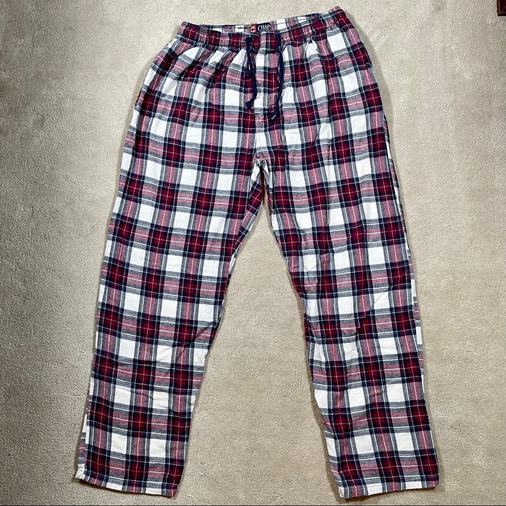 Chaps PJ Pajama Pants Flannel Plaid Lounge Casual